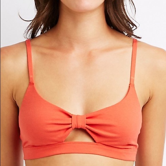 Accessories - NWT Knotted Cut Out Bralette